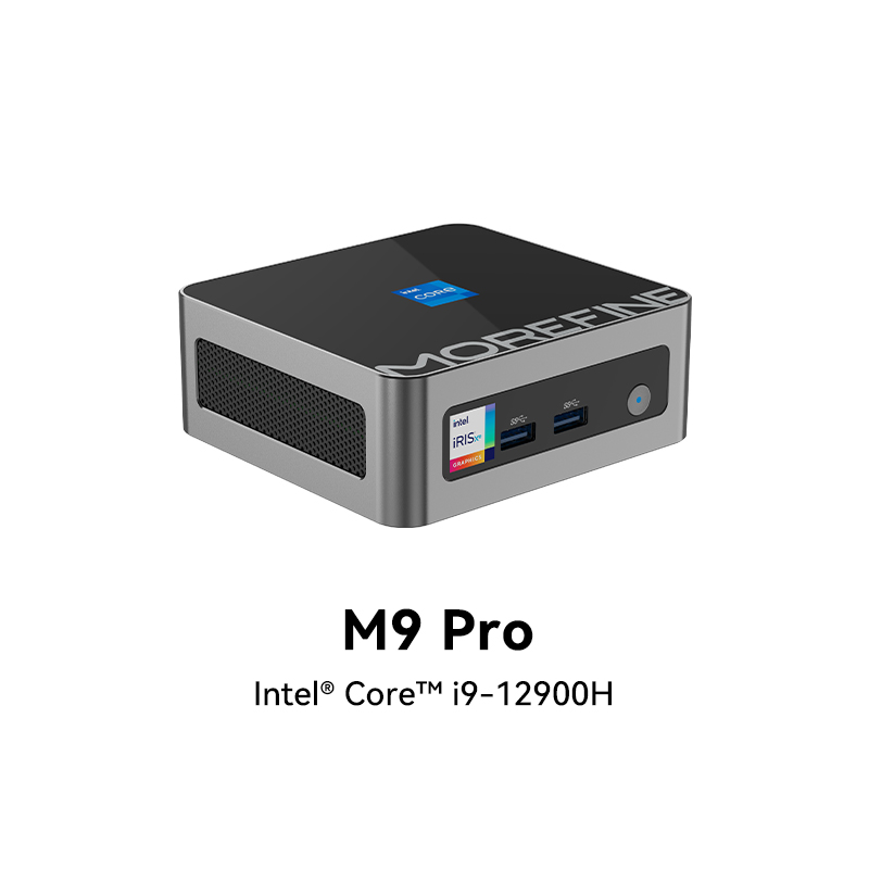 MOREFINE M9Pro 迷你电脑 intel 酷睿i9 12900HK，i5 12459H CPU